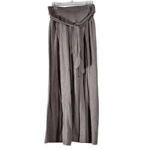 Z Supply Size Small Women's Trousers Elastic Waist  High-Rise Belt Gray